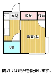 新潟県新潟市中央区笹口1【アパート】の間取り