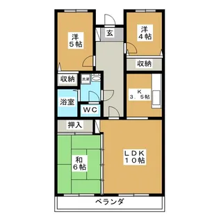 ベルウッド宮久保【2階】の間取り