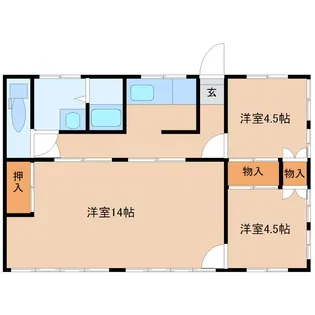 茨城県結城市大字結城【一戸建】の間取り