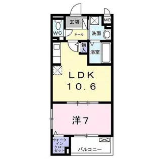 メゾンドエフ【2階】の間取り