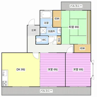 BEL・AIR佐鳴台【2階】の間取り