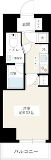 RISE NAKANOーMATSUGAOKA【2階】の間取り