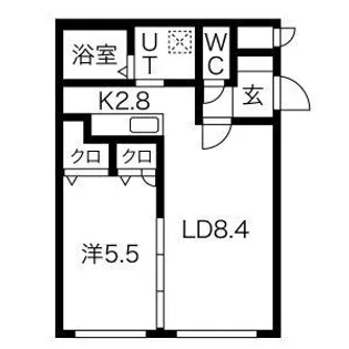 グランメール本郷通【3階】の間取り