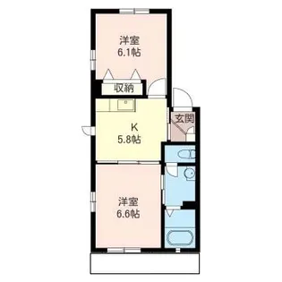 フォルトゥーナC【1階】の間取り