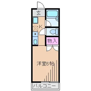 神奈川県横浜市港北区篠原町【アパート】の間取り