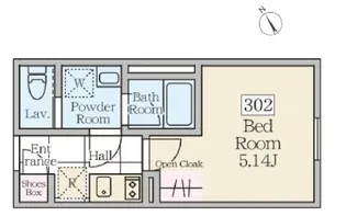 東京都世田谷区三軒茶屋1【マンション】の間取り