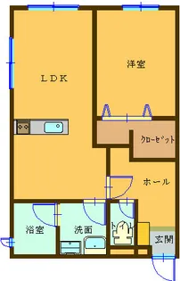 レジデンシア・モルノ【3階】の間取り