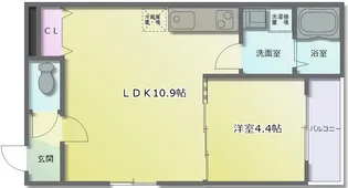 バッジ友井ノルドIII【1階】の間取り