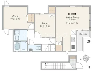 東京都練馬区富士見台3【一戸建】の間取り