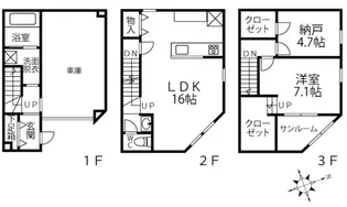 ソラーナ横川の間取り