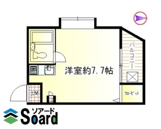 ベルコート石原I【2階】の間取り