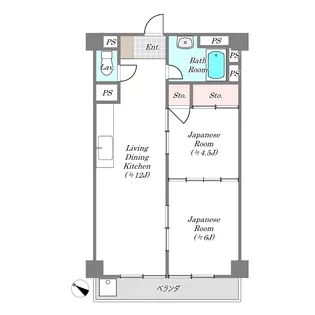 光シャンブル生田-503【5階】の間取り