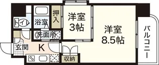 2Kの間取り画像