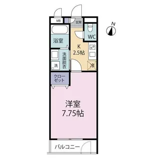 グランディオステーション与野本町【1階】の間取り
