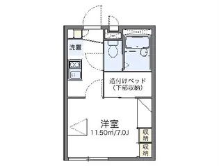 レオパレスサカエ【2階】の間取り