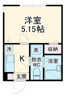 アザーレ・パッシオ生田弐番館【1階】の間取り