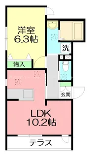 Celestine 湘南【1階】の間取り