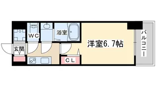 Alivis福島海老江【11階】の間取り