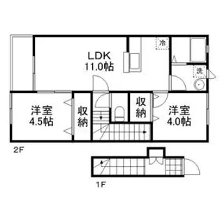 IS延友 C棟【2階】の間取り