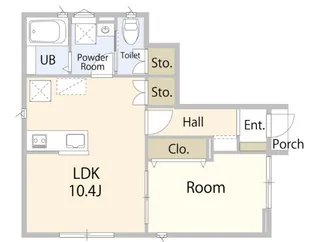 アーバンハイツ曳舟【1階】の間取り