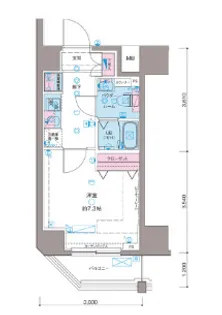 東京都新宿区百人町2【マンション】の間取り