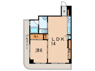 芦屋アーバンライフ【2階】の間取り