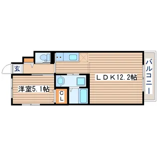 エトワール M【4階】の間取り