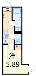 カインドネス亀有II【3階】の間取り