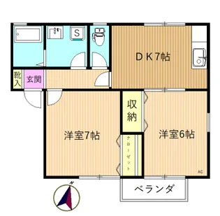ストークハイム【2階】の間取り