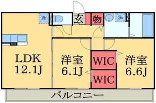 エスペランサB【3階】の間取り