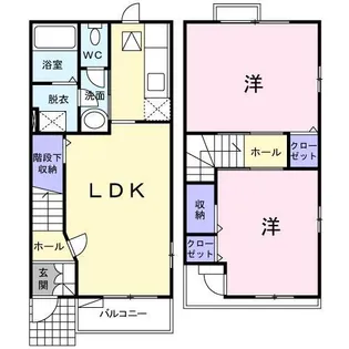 クレメントAの間取り