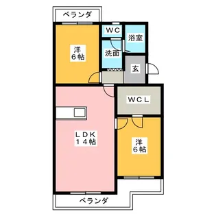 マンションストークV【3階】の間取り