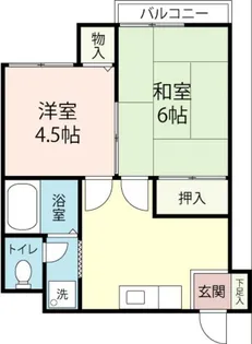 サンハイツタカイ【2階】の間取り