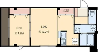 ラシーネ西片【2階】の間取り