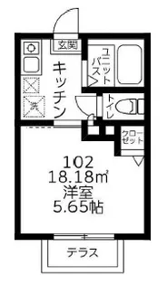 テイエイハウス鷺宮【1階】の間取り