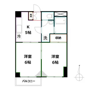 ロイヤルシティ西荻窪II【2階】の間取り