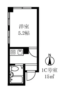メゾン武蔵小山【1階】の間取り