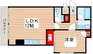 セントラヴェール新小岩【6階】の間取り