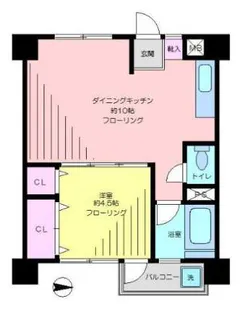 清和マンション【6階】の間取り