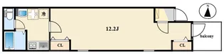 リーヴェルポート四つ木Brise【1階】の間取り