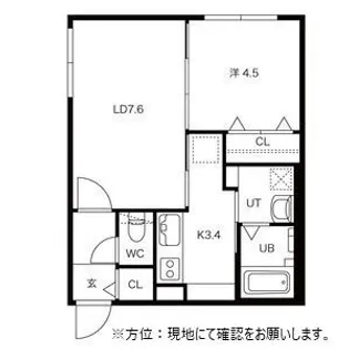 VIALATTEA美園(ヴィアラッティア美園)【4階】の間取り