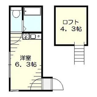 根岸ルフトハンザ【2階】の間取り