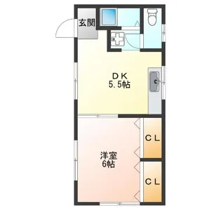 ミキハイツ【2階】の間取り