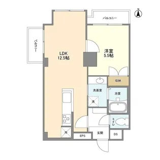 ベルファン西麻布【2階】の間取り