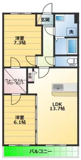 サンクレスト【2階】の間取り