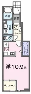 ドミールオカマエ A【1階】の間取り