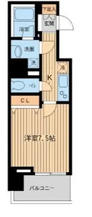 東京都墨田区吾妻橋3【マンション】の間取り