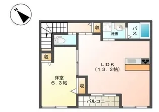 リアン【2階】の間取り