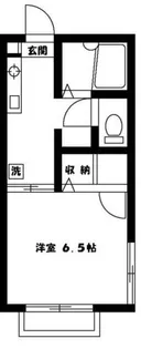 東京都世田谷区羽根木2【アパート】の間取り