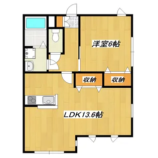 グレースコート【1階】の間取り